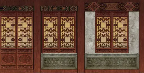 中卫隔扇槛窗的基本构造和饰件